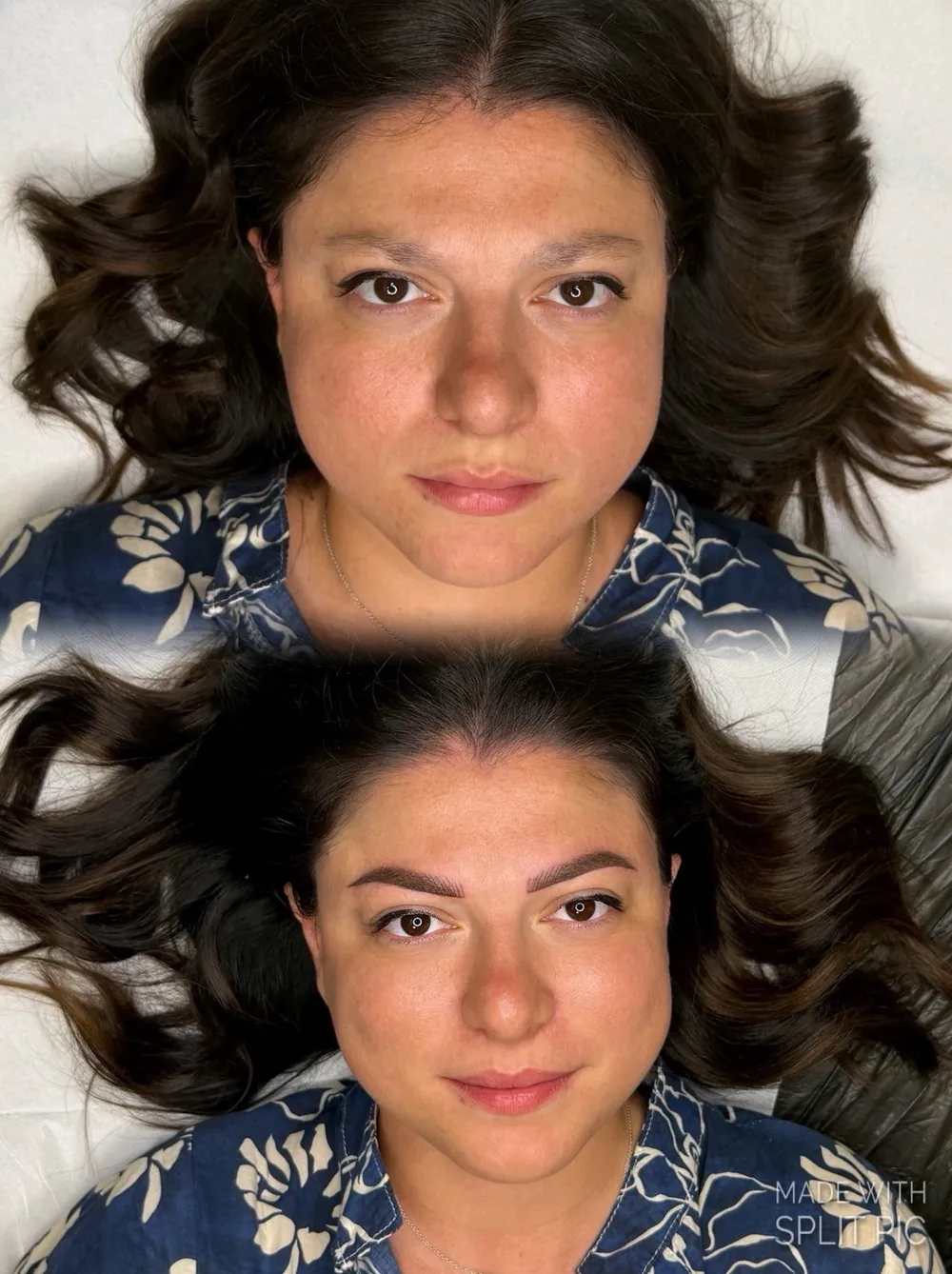 Sopracciglia a tecnica mista realizzate da Sara Bonetti